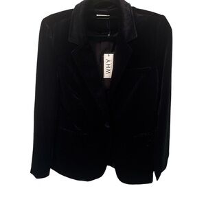 Women's Black Velvet Jacket